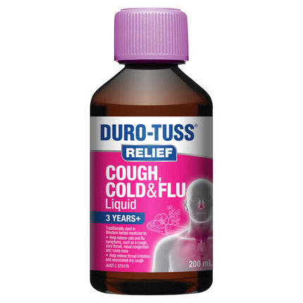 Duro-Tuss Relief Cold&Flu Liq 200ml