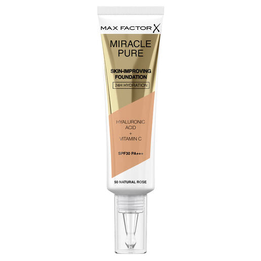 Max Factor Miracle Pure Skin Improving Foundation - 50 Natural Rose