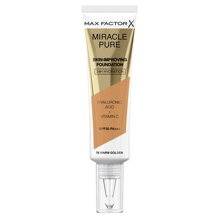 Max Factor Miracle Pure Skin Improving Foundation 76 Warm Golden