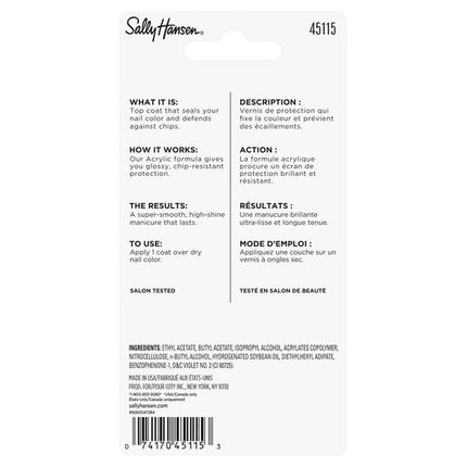 Sally Hansen No Chip Top Coat 13.3ML
