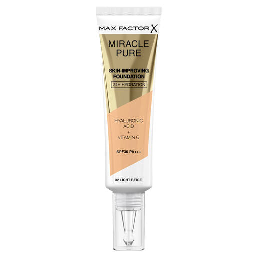 Max Factor Miracle Pure Skin Improving Foundation - 32 Light Beige