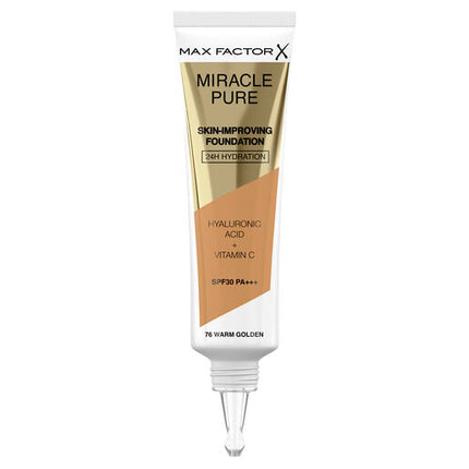 Max Factor Miracle Pure Skin Improving Foundation 76 Warm Golden