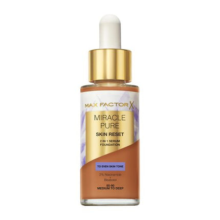 Max Factor Miracle Pure Serum Foundation 85-90 Medium to Deep