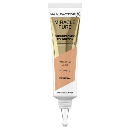 Max Factor Miracle Pure Skin Improving Foundation - 50 Natural Rose