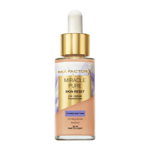 Max Factor Miracle Pure Serum Foundation 30-40 Fair to Light