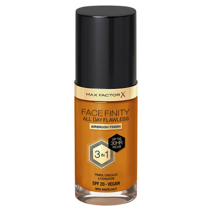 Max Factor Facefinity All Day Flawless 3-In-1 Foundation 95 Hazelnut