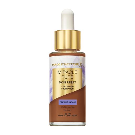 Max Factor Miracle Pure Serum Foundation 95-100 Deep to Very Deep