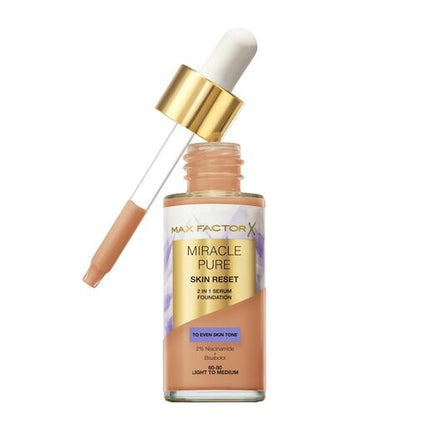Max Factor Miracle Pure Serum Foundation 60-80 Light to Medium