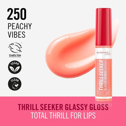 Rimmel Thrill Seeker Glassy Gloss #250 Peachy Vibes