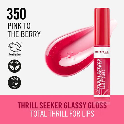 Rimmel Thrill Seeker Glassy Gloss #350 Pink To The Berry