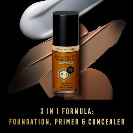 Max Factor Facefinity All Day Flawless 3-In-1 Foundation 95 Hazelnut