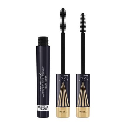 Max Factor Masterpiece 2in1 Lash Wow Mascara Super Black