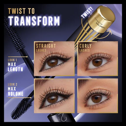 Max Factor Masterpiece 2in1 Lash Wow Mascara Super Black