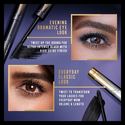 Max Factor Masterpiece 2 In 1 Lash Wow Mascara Black