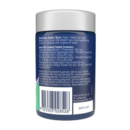 Bioglan L-Theanine PM Calm + Sleep 50 Capsules