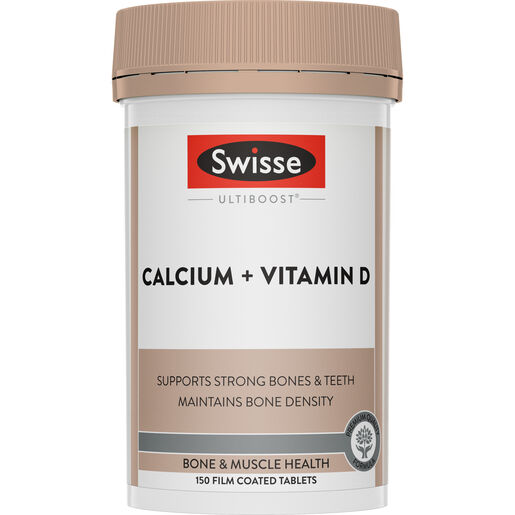 Swisse Ultiboost Calcium + Vitamin D 150 Tablets [NEW]