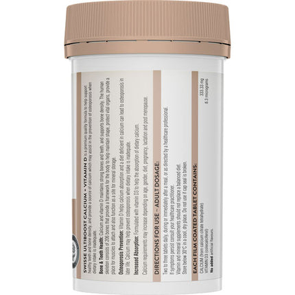 Swisse Ultiboost Calcium + Vitamin D 150 Tablets [NEW]