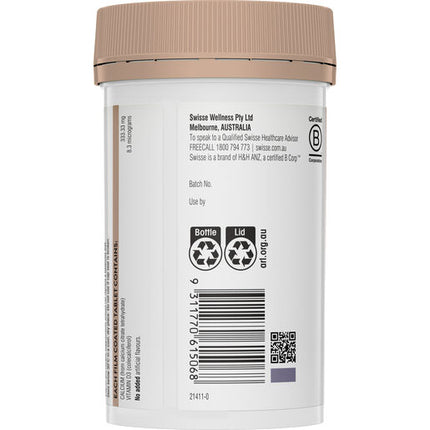 Swisse Ultiboost Calcium + Vitamin D 150 Tablets [NEW]