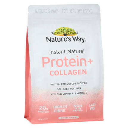 Nature's Way Instant Natural Protein + Collagen 400g