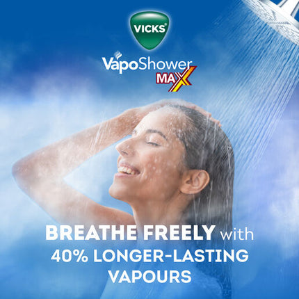 Vicks VapoShower Max Decongestant Shower Tablets 4 Pack
