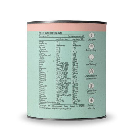 Nutra Naturals Super Greens Plus Reds Watermelon Strawberry 300g