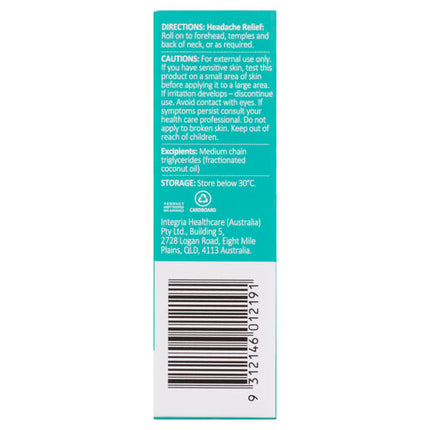 Thursday Plantation Peppermint Headache Pain Relief Roll On 9mL