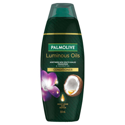 Palmolive Luminous Oils Hair Conditioner Moisturise and Repair Frangipani & Coconut Oil 350ml