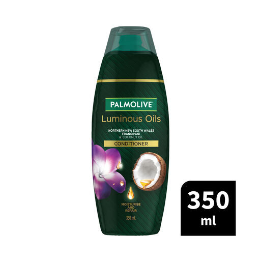 Palmolive Luminous Oils Hair Conditioner Moisturise and Repair Frangipani & Coconut Oil 350ml