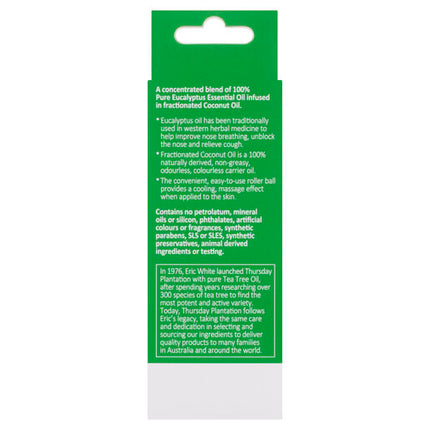 Thursday Plantation Eucalyptus Breath Easy Roll On 9ml