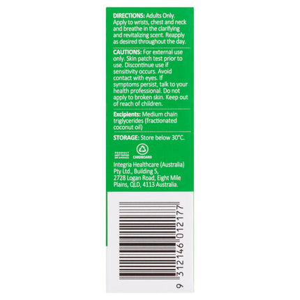 Thursday Plantation Eucalyptus Breath Easy Roll On 9ml