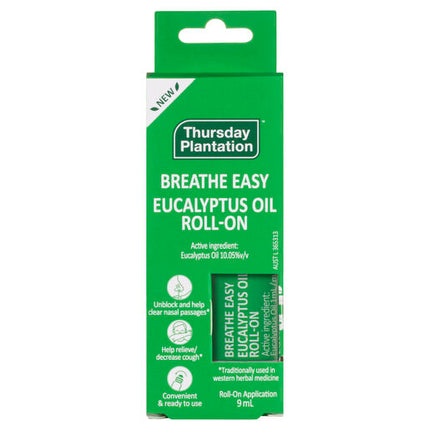 Thursday Plantation Eucalyptus Breath Easy Roll On 9ml