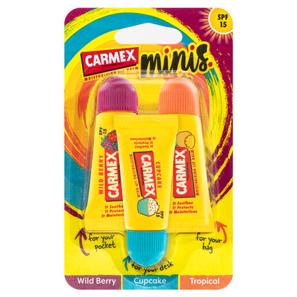 Carmex Mini Fun Squeeze Assorted SPF 15