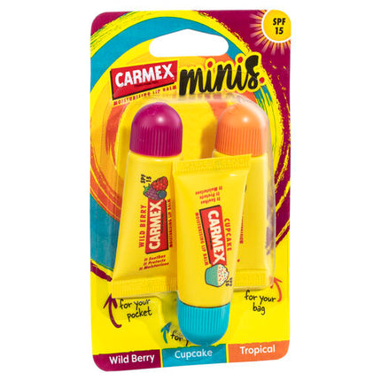 Carmex Mini Fun Squeeze Assorted SPF 15