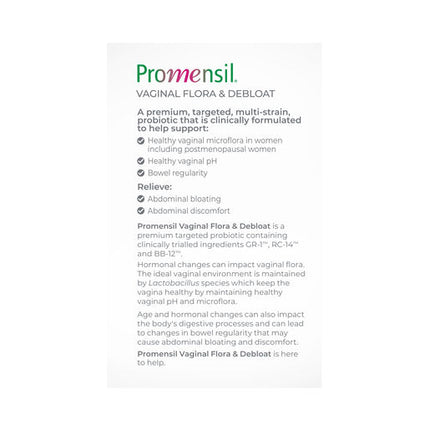 Promensil VG Flora Debloat Tablets 30