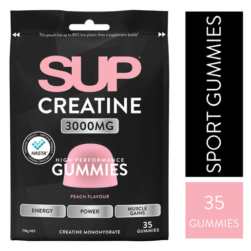 SUP Creatine Peach Flavour Gummies Peach 35s Gummies