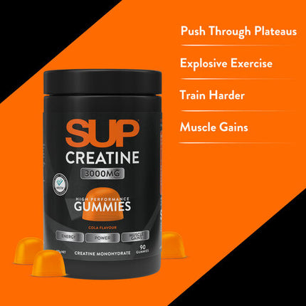 SUP Creatine Gummies Cola Flavour 90s Gummies