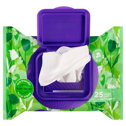 Swisspers Eco Aloe Vera Biodegradable Facial Wipes Twin 2x25 pack