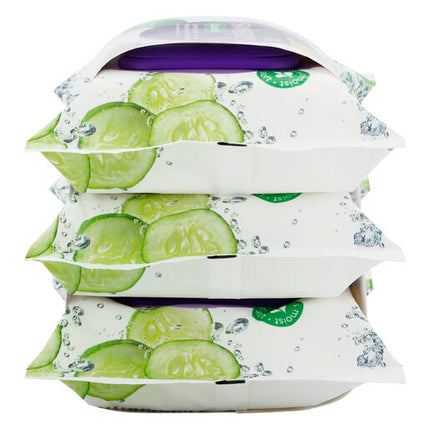 Swisspers Cucumber Facial Wipes 3x25 pack