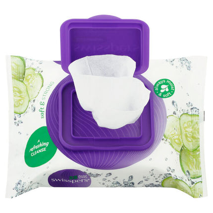 Swisspers Cucumber Facial Wipes 3x25 pack