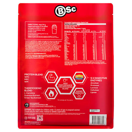 BSc Shred Protein Vanilla 1.8kg