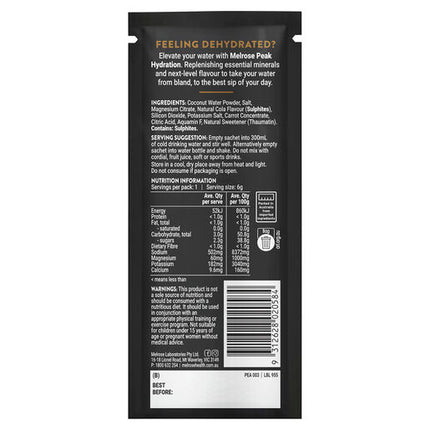 Peak Hydration Dirty Cola 6g