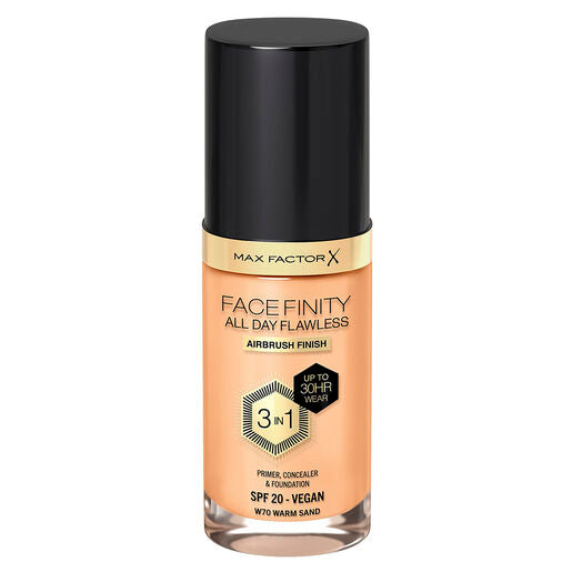 Max Factor Facefinity 3-In-1 Foundation Warm Sand 70