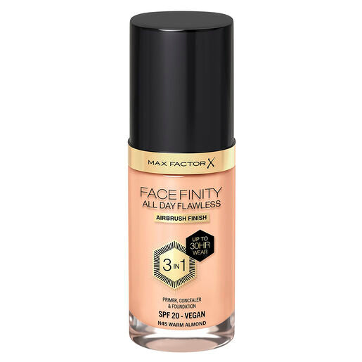 Max Factor Facefinity 3-In-1 Foundation Warm Almond 45