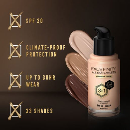 Max Factor Facefinity 3-In-1 Foundation Beige 55