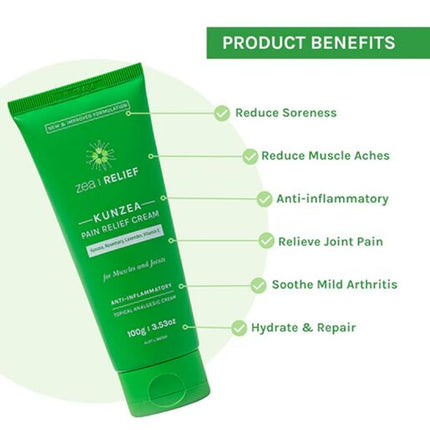 Zea Relief Kunzea Pain Relief Cream 50g