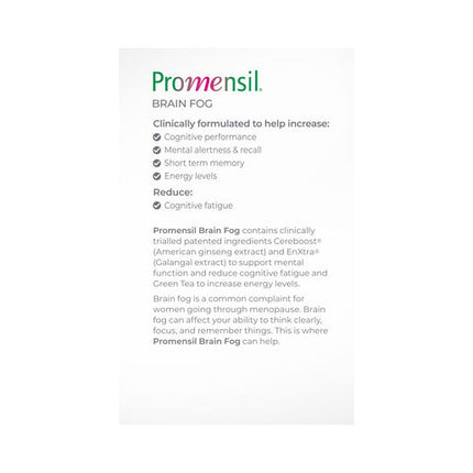 Promensil Brain Fog Tablets 60
