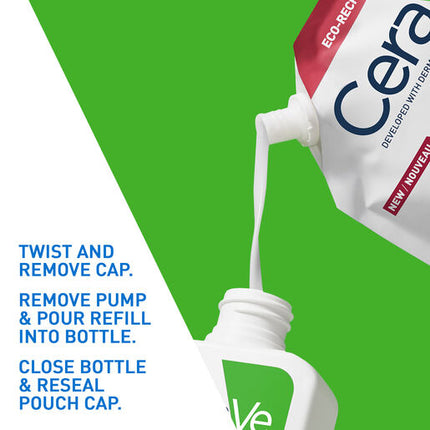 CeraVe Hydrating Cleanser For Normal To Dry Skin 473 Ml Eco Refill