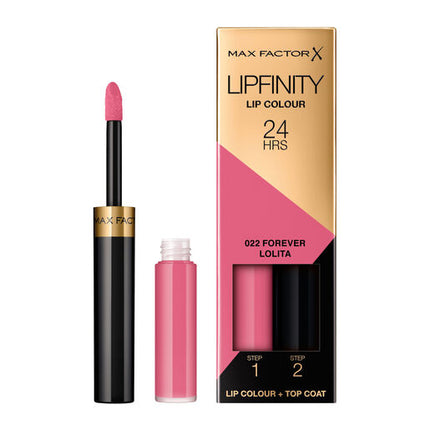 Max Factor Lipfinity Lip Colour 2-Step Long Lasting Lipstick 022 Forever Lolita 4.2ml