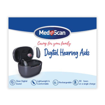 Medescan Digital Hearing Aid Behind The Ear Pair
