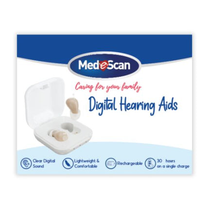 Medescan Digital Hearing Aid In The Ear Pair